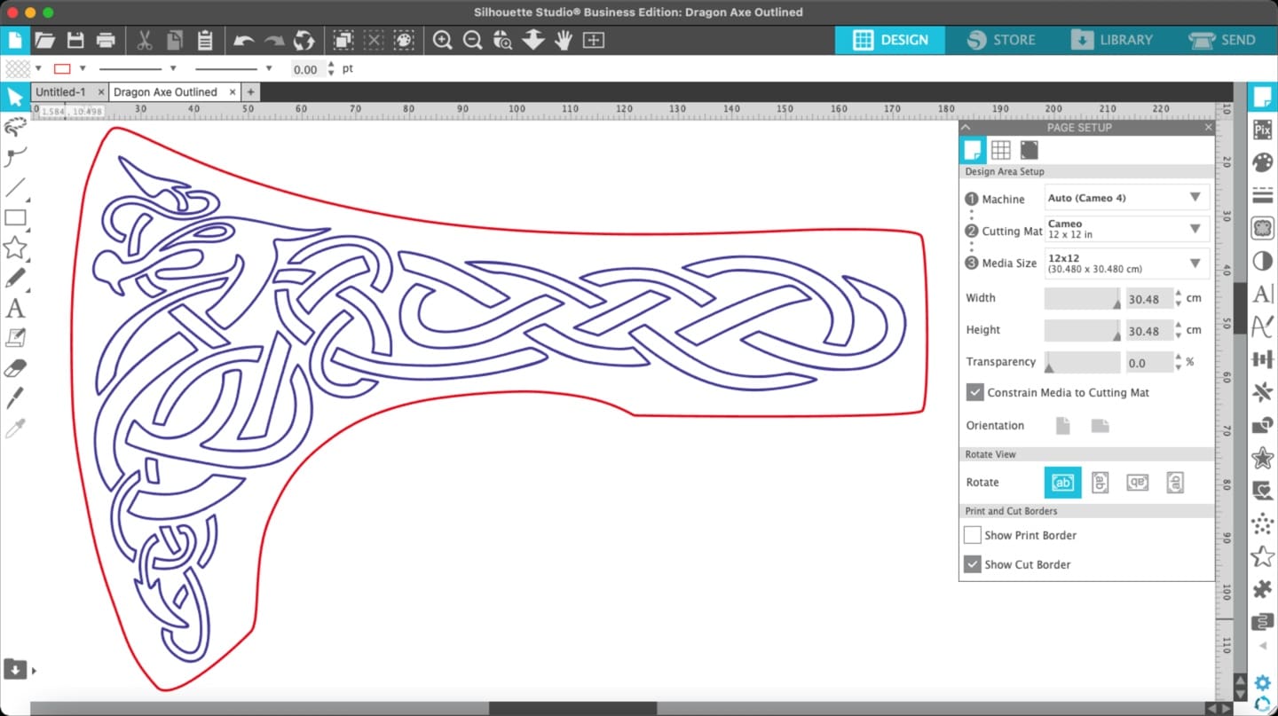 11 – Viking axe celtic design 11 - Viking axe celtic design